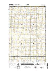 Stampede North Dakota Current topographic map, 1:24000 scale, 7.5 X 7.5 Minute, Year 2014