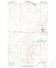 Stanley North Dakota Historical topographic map, 1:24000 scale, 7.5 X 7.5 Minute, Year 1969