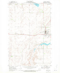 Stanley North Dakota Historical topographic map, 1:24000 scale, 7.5 X 7.5 Minute, Year 1969