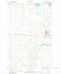 Stanley North Dakota Historical topographic map, 1:24000 scale, 7.5 X 7.5 Minute, Year 1969