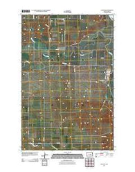 Stanton North Dakota Historical topographic map, 1:24000 scale, 7.5 X 7.5 Minute, Year 2011