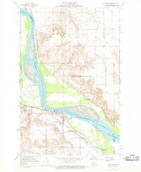 Stanton SE North Dakota Historical topographic map, 1:24000 scale, 7.5 X 7.5 Minute, Year 1967
