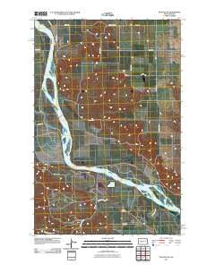 Stanton SE North Dakota Historical topographic map, 1:24000 scale, 7.5 X 7.5 Minute, Year 2011