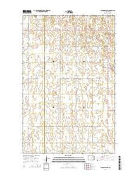 Starkweather North Dakota Current topographic map, 1:24000 scale, 7.5 X 7.5 Minute, Year 2014