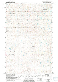 Starkweather NE North Dakota Historical topographic map, 1:24000 scale, 7.5 X 7.5 Minute, Year 1994