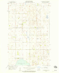 Starkweather SE North Dakota Historical topographic map, 1:24000 scale, 7.5 X 7.5 Minute, Year 1957