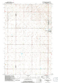 Starkweather North Dakota Historical topographic map, 1:24000 scale, 7.5 X 7.5 Minute, Year 1994