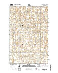 Starkweather NE North Dakota Current topographic map, 1:24000 scale, 7.5 X 7.5 Minute, Year 2014