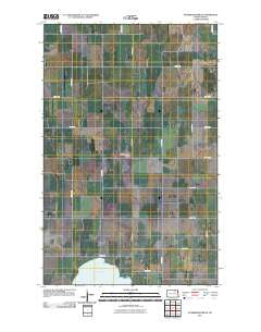 Starkweather SE North Dakota Historical topographic map, 1:24000 scale, 7.5 X 7.5 Minute, Year 2011