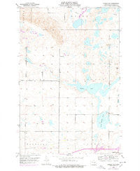 Steele NE North Dakota Historical topographic map, 1:24000 scale, 7.5 X 7.5 Minute, Year 1952