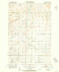 Steele NW North Dakota Historical topographic map, 1:24000 scale, 7.5 X 7.5 Minute, Year 1952