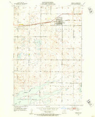 Steele North Dakota Historical topographic map, 1:24000 scale, 7.5 X 7.5 Minute, Year 1952
