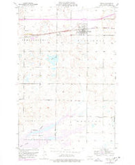 Steele North Dakota Historical topographic map, 1:24000 scale, 7.5 X 7.5 Minute, Year 1952
