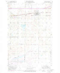 Steele North Dakota Historical topographic map, 1:24000 scale, 7.5 X 7.5 Minute, Year 1952