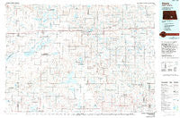 Steele North Dakota Historical topographic map, 1:100000 scale, 30 X 60 Minute, Year 1985