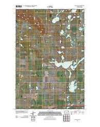 Steele NE North Dakota Historical topographic map, 1:24000 scale, 7.5 X 7.5 Minute, Year 2011