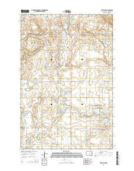 Steele NW North Dakota Current topographic map, 1:24000 scale, 7.5 X 7.5 Minute, Year 2014
