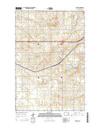 Sterling North Dakota Current topographic map, 1:24000 scale, 7.5 X 7.5 Minute, Year 2014