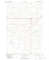 Sterling North Dakota Historical topographic map, 1:24000 scale, 7.5 X 7.5 Minute, Year 1975