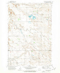 Stewart Lake North Dakota Historical topographic map, 1:24000 scale, 7.5 X 7.5 Minute, Year 1973