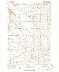 Stewart Lake North Dakota Historical topographic map, 1:24000 scale, 7.5 X 7.5 Minute, Year 1973