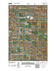 Stewart Lake North Dakota Historical topographic map, 1:24000 scale, 7.5 X 7.5 Minute, Year 2011