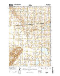 Stirum North Dakota Current topographic map, 1:24000 scale, 7.5 X 7.5 Minute, Year 2014