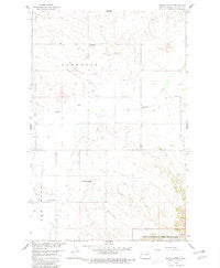 Stocke Butte North Dakota Historical topographic map, 1:24000 scale, 7.5 X 7.5 Minute, Year 1958