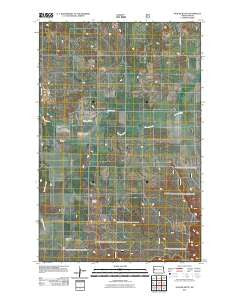 Stocke Butte North Dakota Historical topographic map, 1:24000 scale, 7.5 X 7.5 Minute, Year 2011