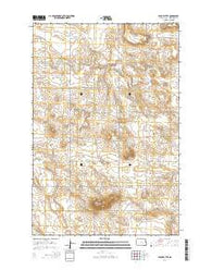 Stony Butte North Dakota Current topographic map, 1:24000 scale, 7.5 X 7.5 Minute, Year 2014