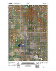 Strasburg North Dakota Historical topographic map, 1:24000 scale, 7.5 X 7.5 Minute, Year 2011