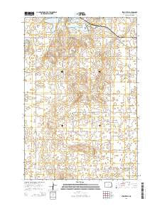 Straubville North Dakota Current topographic map, 1:24000 scale, 7.5 X 7.5 Minute, Year 2014