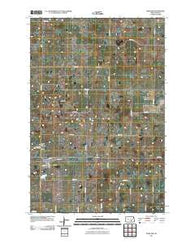 Streeter North Dakota Historical topographic map, 1:24000 scale, 7.5 X 7.5 Minute, Year 2011