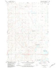 Streeter Flats North Dakota Historical topographic map, 1:24000 scale, 7.5 X 7.5 Minute, Year 1983