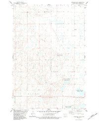 Streeter Flats North Dakota Historical topographic map, 1:24000 scale, 7.5 X 7.5 Minute, Year 1983