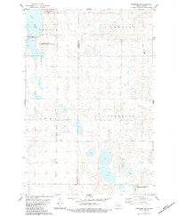 Streeter NW North Dakota Historical topographic map, 1:24000 scale, 7.5 X 7.5 Minute, Year 1983