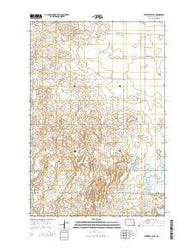 Streeter Flats North Dakota Current topographic map, 1:24000 scale, 7.5 X 7.5 Minute, Year 2014