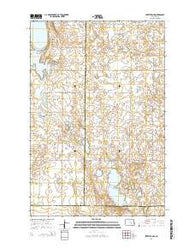 Streeter NW North Dakota Current topographic map, 1:24000 scale, 7.5 X 7.5 Minute, Year 2014