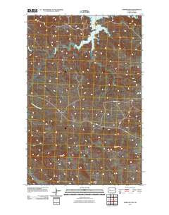 String Buttes North Dakota Historical topographic map, 1:24000 scale, 7.5 X 7.5 Minute, Year 2011