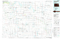 Stump Lake North Dakota Historical topographic map, 1:100000 scale, 30 X 60 Minute, Year 1985