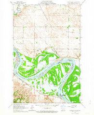 Sugarloaf Butte North Dakota Historical topographic map, 1:24000 scale, 7.5 X 7.5 Minute, Year 1962