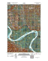 Sugarloaf Butte North Dakota Historical topographic map, 1:24000 scale, 7.5 X 7.5 Minute, Year 2011
