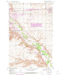 Surrey North Dakota Historical topographic map, 1:24000 scale, 7.5 X 7.5 Minute, Year 1948