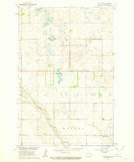 Sutton NE North Dakota Historical topographic map, 1:24000 scale, 7.5 X 7.5 Minute, Year 1961