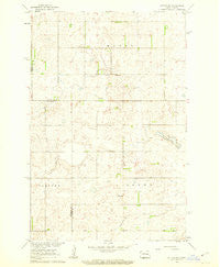 Sutton SW North Dakota Historical topographic map, 1:24000 scale, 7.5 X 7.5 Minute, Year 1961