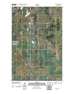 Sutton NE North Dakota Historical topographic map, 1:24000 scale, 7.5 X 7.5 Minute, Year 2011