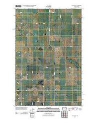 Sutton SW North Dakota Historical topographic map, 1:24000 scale, 7.5 X 7.5 Minute, Year 2011