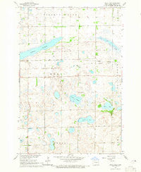 Swan Lake North Dakota Historical topographic map, 1:24000 scale, 7.5 X 7.5 Minute, Year 1964