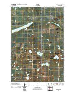 Swan Lake North Dakota Historical topographic map, 1:24000 scale, 7.5 X 7.5 Minute, Year 2011