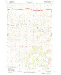 Sweet Briar North Dakota Historical topographic map, 1:24000 scale, 7.5 X 7.5 Minute, Year 1972